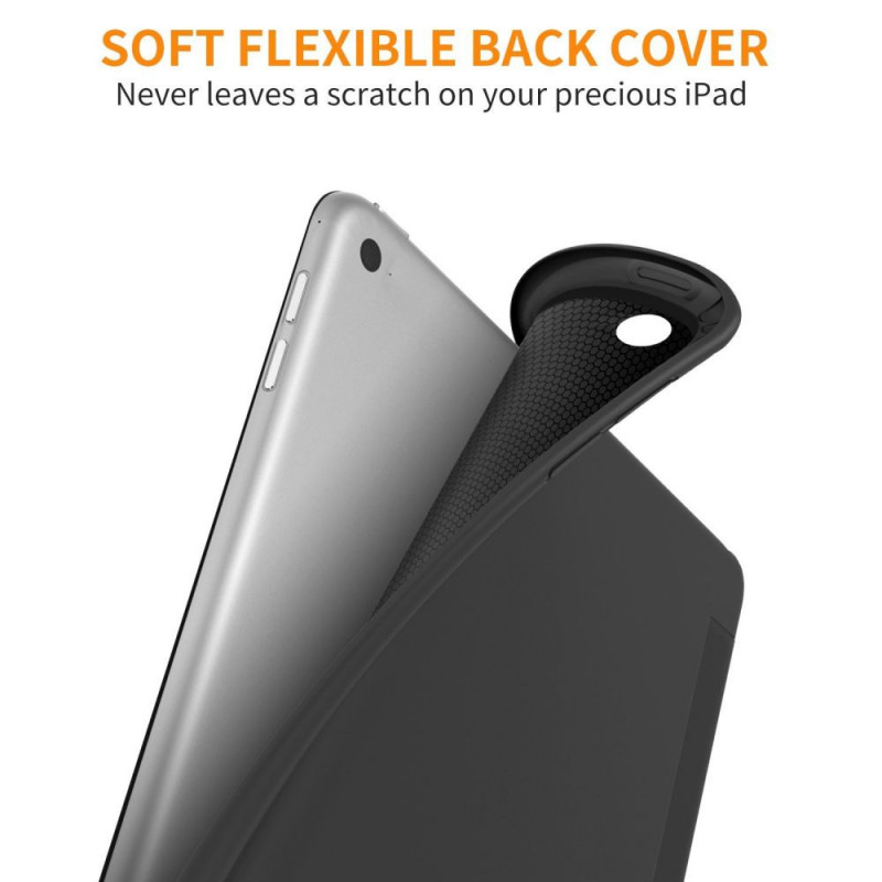 Tech-Protect Smartcase THP770BLK kotelo Apple iPad 9.7 (2017/2018, 5./6. sukupolvi) -laitteelle, musta