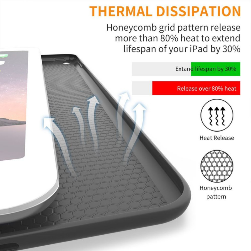 Tech-Protect Smartcase THP770BLK kotelo Apple iPad 9.7 (2017/2018, 5./6. sukupolvi) -laitteelle, musta
