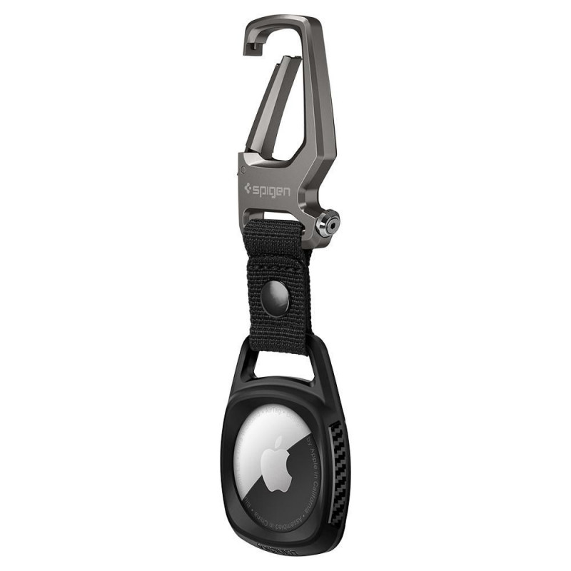 Spigen Rugged Armor -suojakotelo Apple AirTagille, matta musta