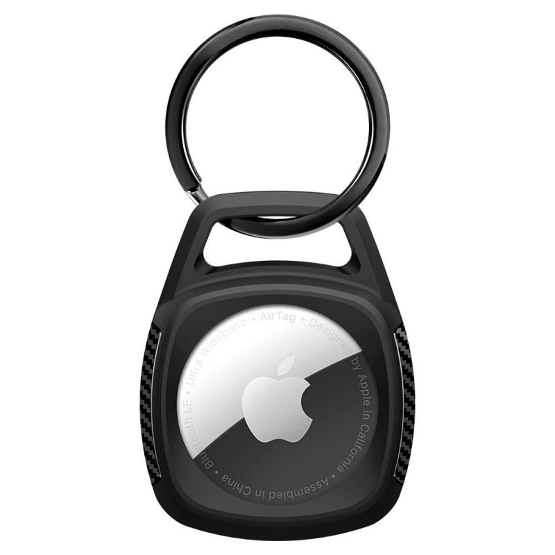 Spigen Rugged Armor -suojakotelo Apple AirTagille, matta musta