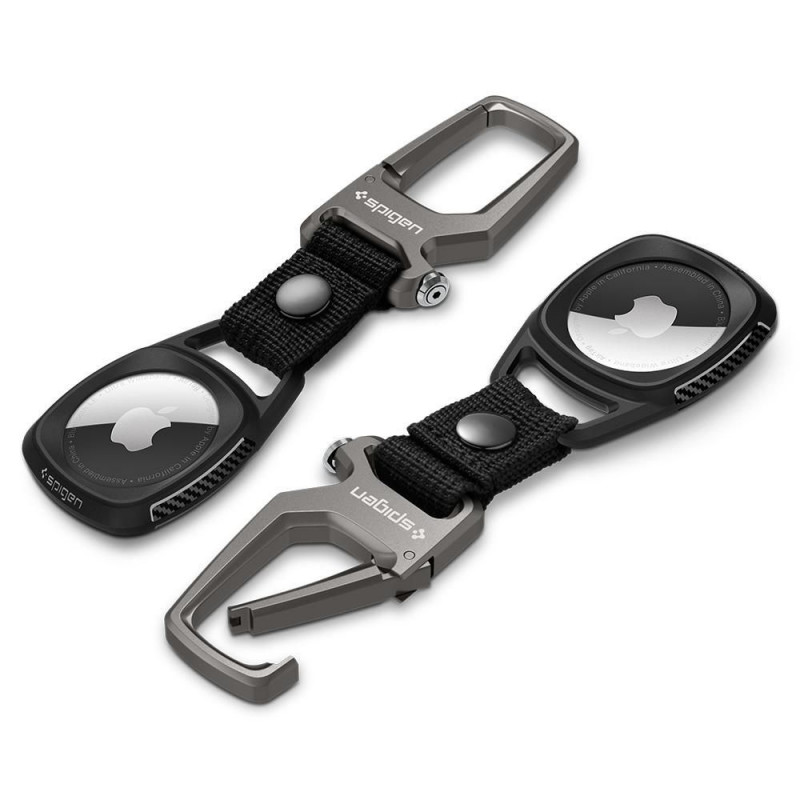 Spigen Rugged Armor -suojakotelo Apple AirTagille, matta musta