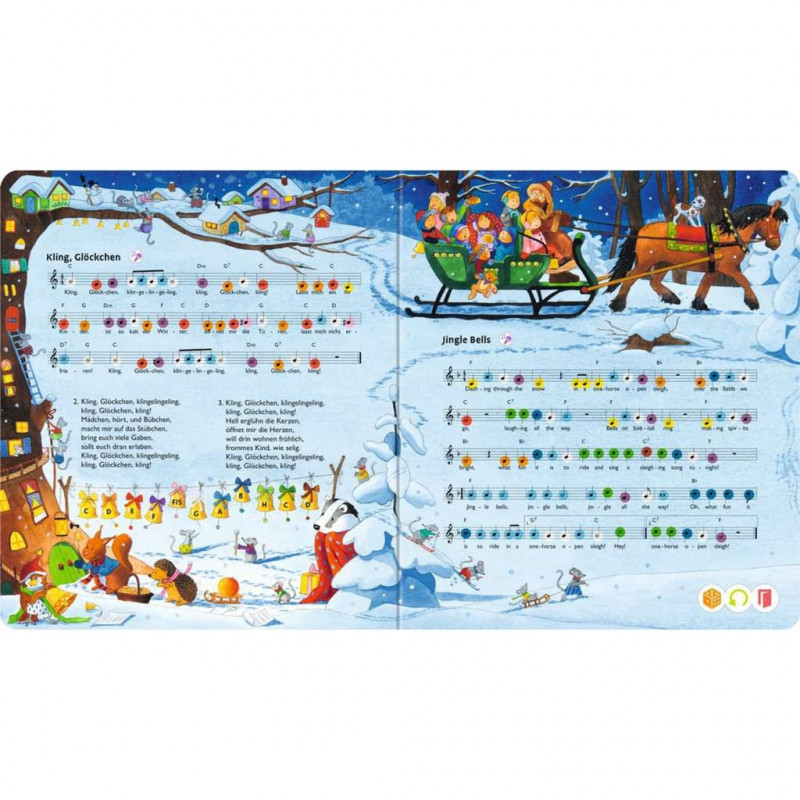 Ravensburger tiptoi Meine schönsten Weihnachtslieder, saksankielinen painos