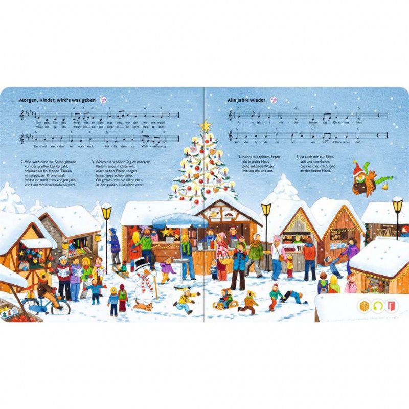 Ravensburger tiptoi Meine schönsten Weihnachtslieder, saksankielinen painos