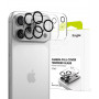 Ringke Camera Full Cover Apple iPhone 18 Pro Max -kameran linssinsuojus, 9H karkaistu lasi, musta (2 kpl)
