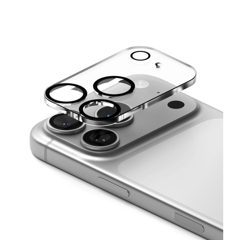 Ringke Camera Full Cover Apple iPhone 18 Pro Max -kameran linssinsuojus, 9H karkaistu lasi, musta (2 kpl)