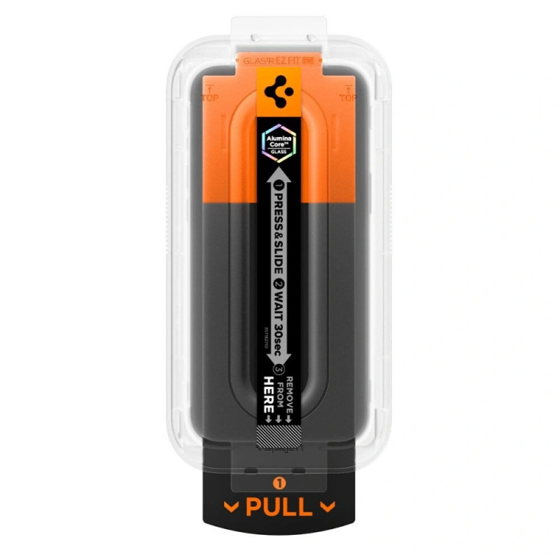 Spigen Glas.tR EZ Fit HD AGL10097 näytönsuojakalvo Apple iPhone 17 Pro -puhelimelle, läpinäkyvä