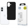 3MK Matt Case Pro suojakuori Apple iPhone 16 Plus -puhelimelle, musta
