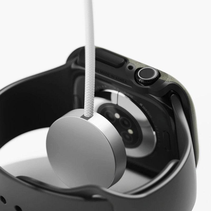 Ringke Onyx -suojakotelo Apple Watch 10 / 11 46 mm:lle, tummanvihreä
