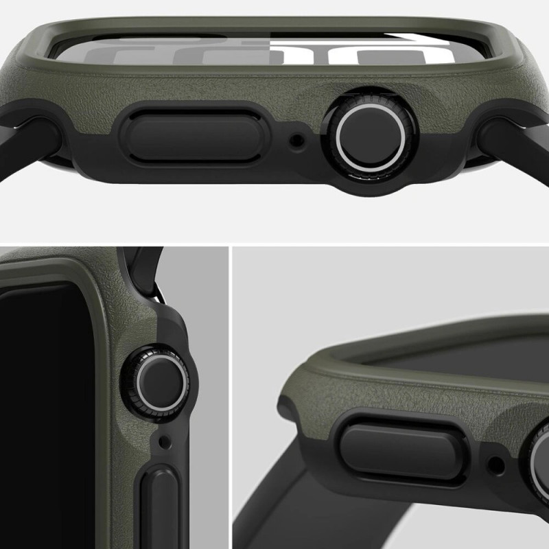 Ringke Onyx -suojakotelo Apple Watch 10 / 11 46 mm:lle, tummanvihreä