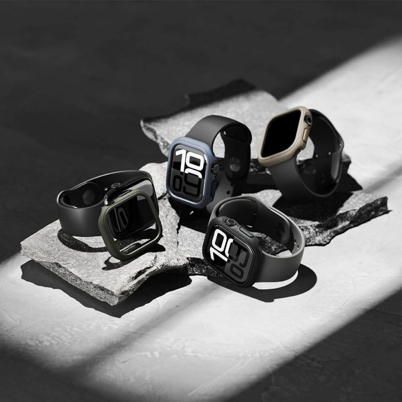 Ringke Onyx -suojakotelo Apple Watch 10 / 11 46 mm:lle, tummanvihreä