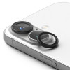 Ringke-kamerakehyksen suojus Apple iPhone 16 / 16 Plus -puhelimelle, musta (2 kpl)