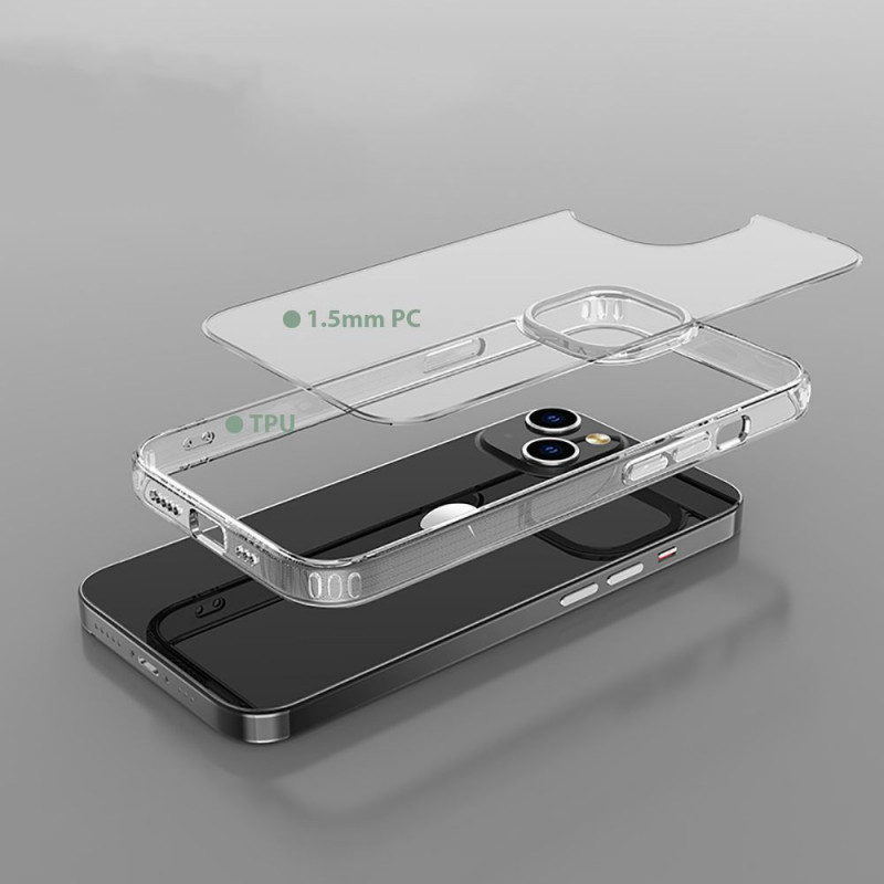 Tech-Protect Flexair Hybrid Apple iPhone 14 -suojakotelo (THP1343), kirkas