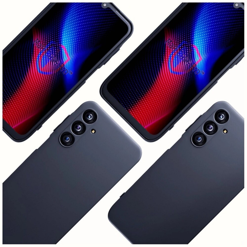 3MK Matt Case Pro -suojakuori Samsung Galaxy A25 5G -puhelimelle, musta