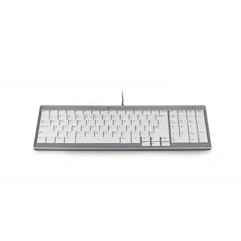 Bakker Elkhuizen UltraBoard 960 Compact Standard -näppäimistö BNEU960SCCH, johdollinen, sveitsiläinen asettelu QWERTZ
