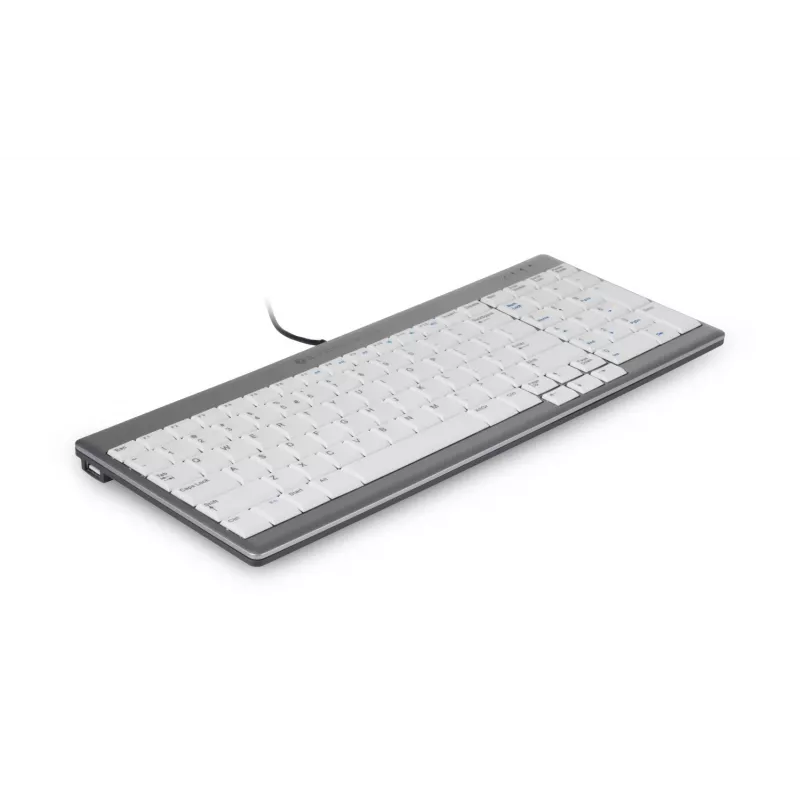 Bakker Elkhuizen UltraBoard 960 Compact Standard -näppäimistö BNEU960SCCH, johdollinen, sveitsiläinen asettelu QWERTZ