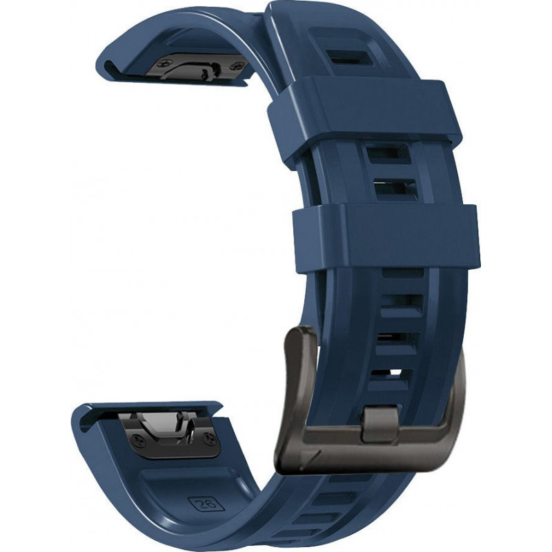 Tech-Protect Iconband THP927NAVBLU -ranneke Garmin Fenix 5/6/6 Pro/7 -kelloille, laivastonsininen