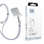 3MK EasyClip -puhelinranneke, harmaa / hopea