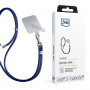 3MK EasyClip puhelinranneke, tummansininen / hopea
