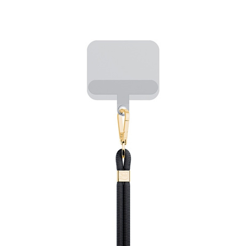 3MK EasyClip puhelinranneke, musta / kulta