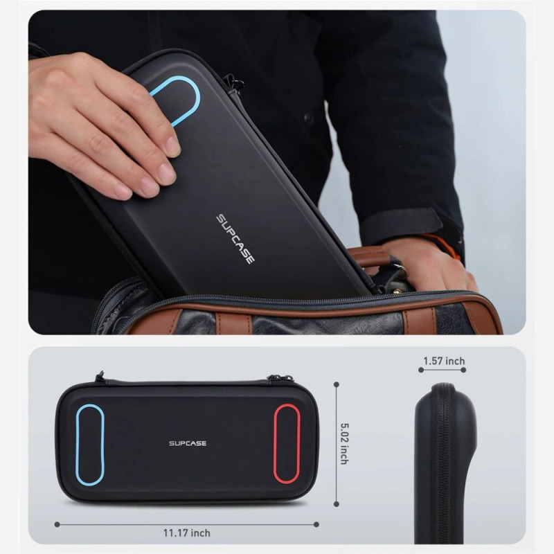 Supcase Carrying Mini -kantolaukku Nintendo Switch 2 -konsolille, musta