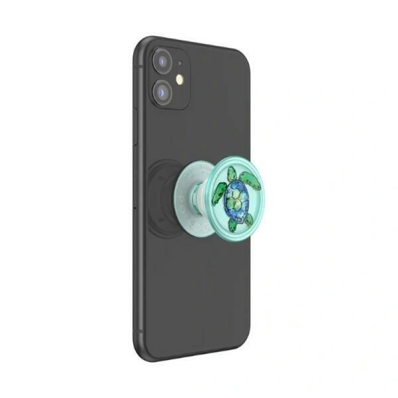 PopSockets PopGrip PlantCore Tortuga puhelimen pito ja teline