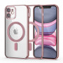 Tech-Protect MagShine MagSafe -kuori Apple iPhone 11 -puhelimelle, ruusukulta