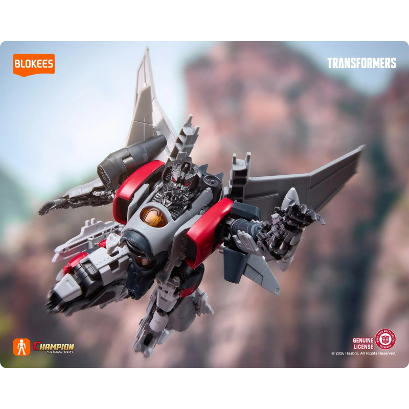 Blokees Transformers Classic Class 25 Blitzwing -keräilyfiguuri