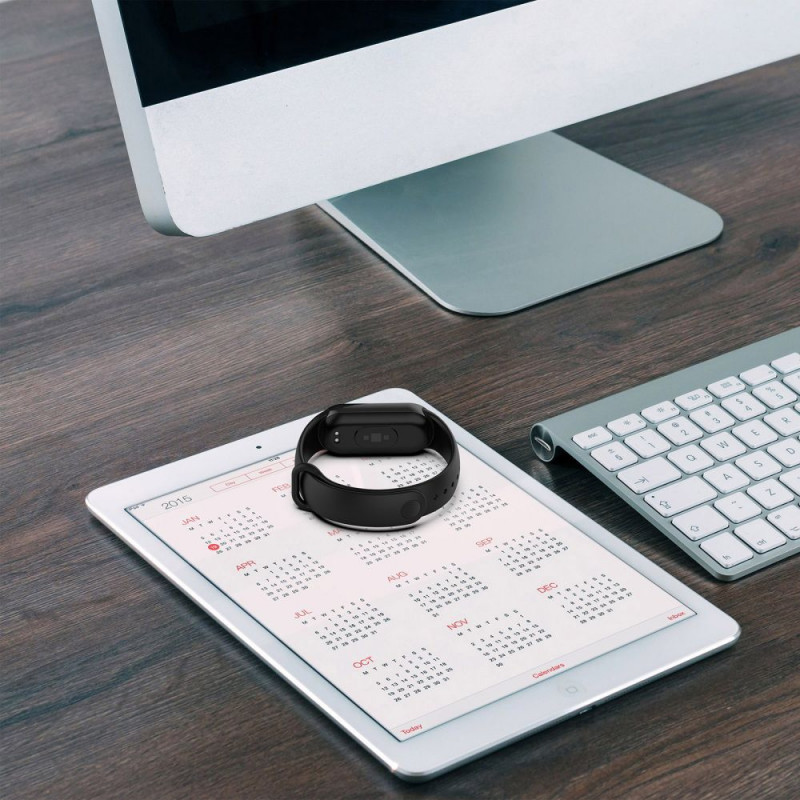 Tech-Protect IconBand -ranneke Xiaomi Smart Band 8 / 8 NFC / 9 -laitteeseen, musta