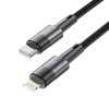 Tech-Protect UltraBoost USB-C/Lightning-kaapeli PD 20W 3A 200 cm, harmaa