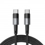 Tech-Protect UltraBoost USB-C/USB-C-kaapeli PD 60W 3A 200 cm, harmaa