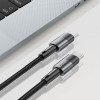 Tech-Protect UltraBoost USB-C/USB-C-kaapeli PD 60W 3A 100 cm, harmaa
