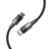 Tech-Protect UltraBoost USB-C/USB-C-kaapeli PD 60W 3A 25 cm, harmaa