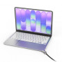 Compulocks Ledge-sovitin MacBook Neo MBALDGN01KL:lle, avaimellisella kaapelilukolla (kulmalukko)