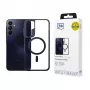 3MK Satin Armor MagCase suojakotelo Samsung Galaxy A15 5G -puhelimelle, läpinäkyvä