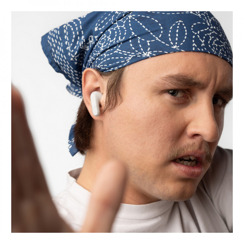 Skullcandy Rail True Wireless -nappikuulokkeet S2RLW-Q751, Bone/Orange Glow