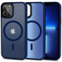 Tech-Protect MagMat MagSafe -suojakotelo Apple iPhone 12/12 Pro -puhelimelle, matta navy