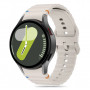 Tech-Protect silikoninen urheiluranneke Samsung Galaxy Watch 4/5/5 Pro/6/7/FE -kelloihin, Starlight