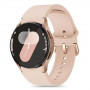Tech-Protect silikoniranneke THP2974 Samsung Galaxy Watch 4/5/5 Pro/6/7/FE -kelloihin, Caffe Latte