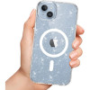 Tech-Protect Flexair Hybrid MagSafe -kuori Apple iPhone 13 / 14 -puhelimelle, Glitter