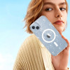 Tech-Protect Flexair Hybrid MagSafe -kuori Apple iPhone 13 / 14 -puhelimelle, Glitter