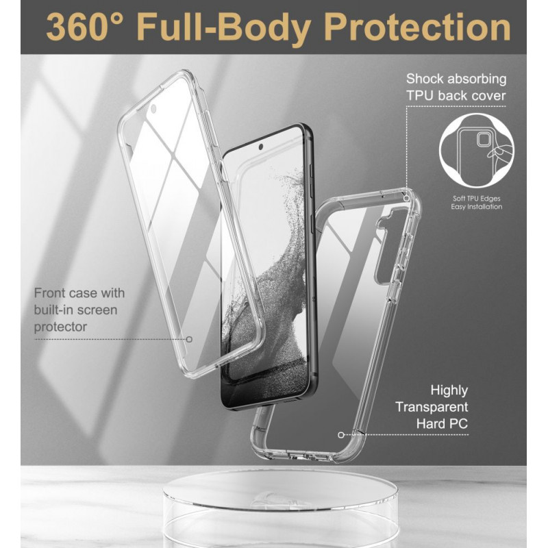 Tech-Protect Kevlar Samsung Galaxy S23+ -kuori, kirkas
