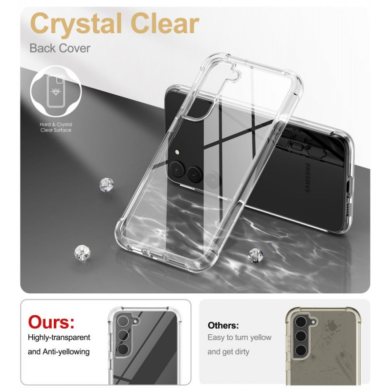 Tech-Protect Kevlar Samsung Galaxy S23+ -kuori, kirkas