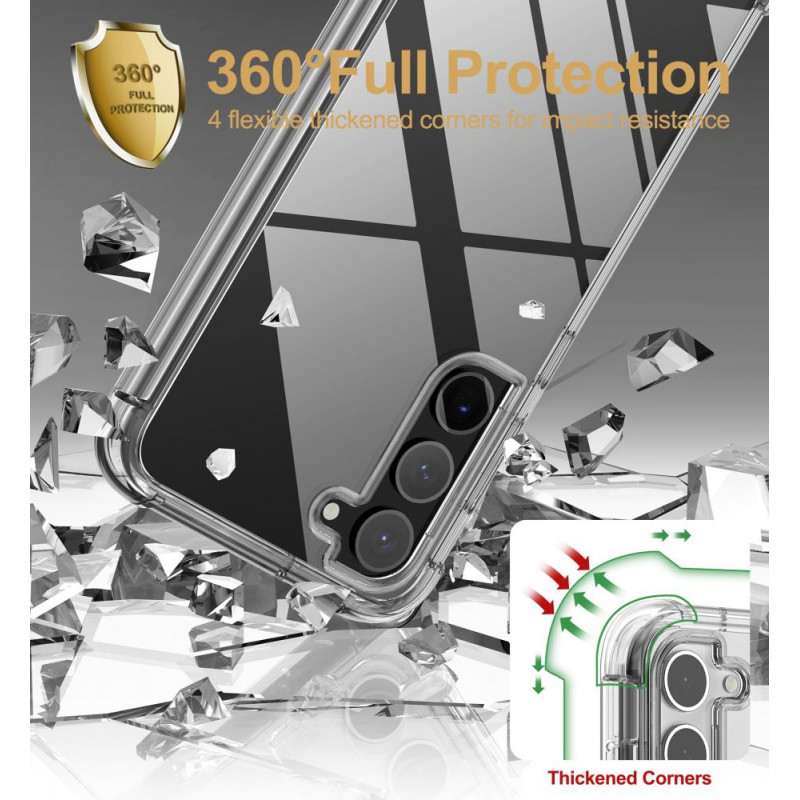 Tech-Protect Kevlar Samsung Galaxy S23+ -kuori, kirkas