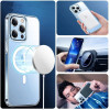 Tech-Protect Flexair Hybrid MagSafe -suojakuori Samsung Galaxy S23 -puhelimeen, kirkas