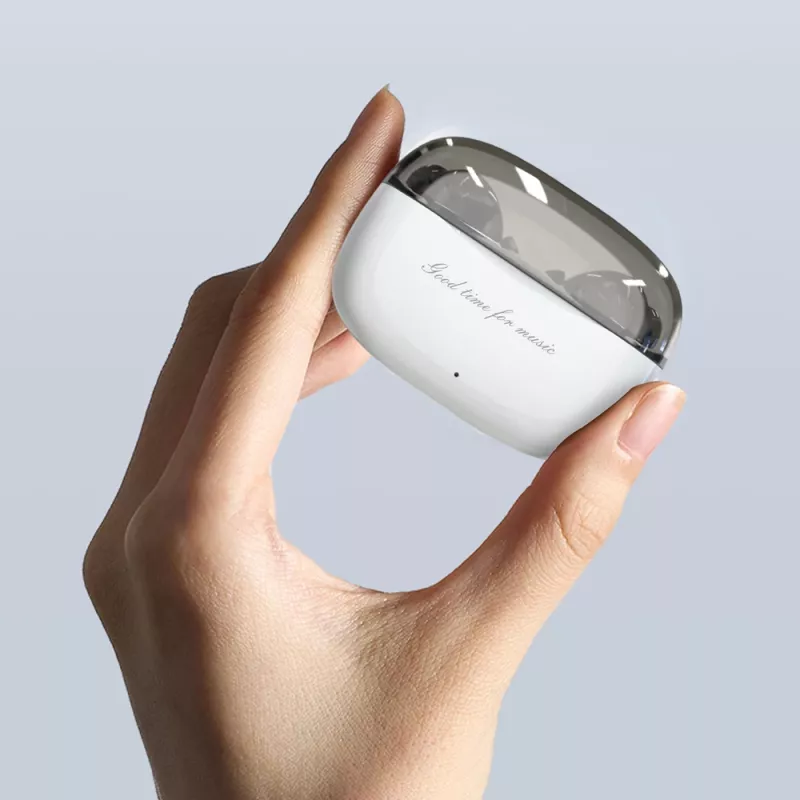 Dudao U8 Pro TWS -langattomat kuulokkeet, Bluetooth 5.3, valkoinen