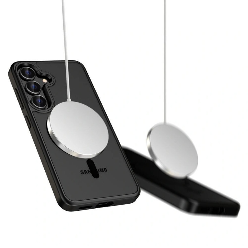 Tech-Protect Magmat MagSafe -suojakotelo Motorola Moto G86 5G / G86 Power 5G -puhelimelle, matta musta