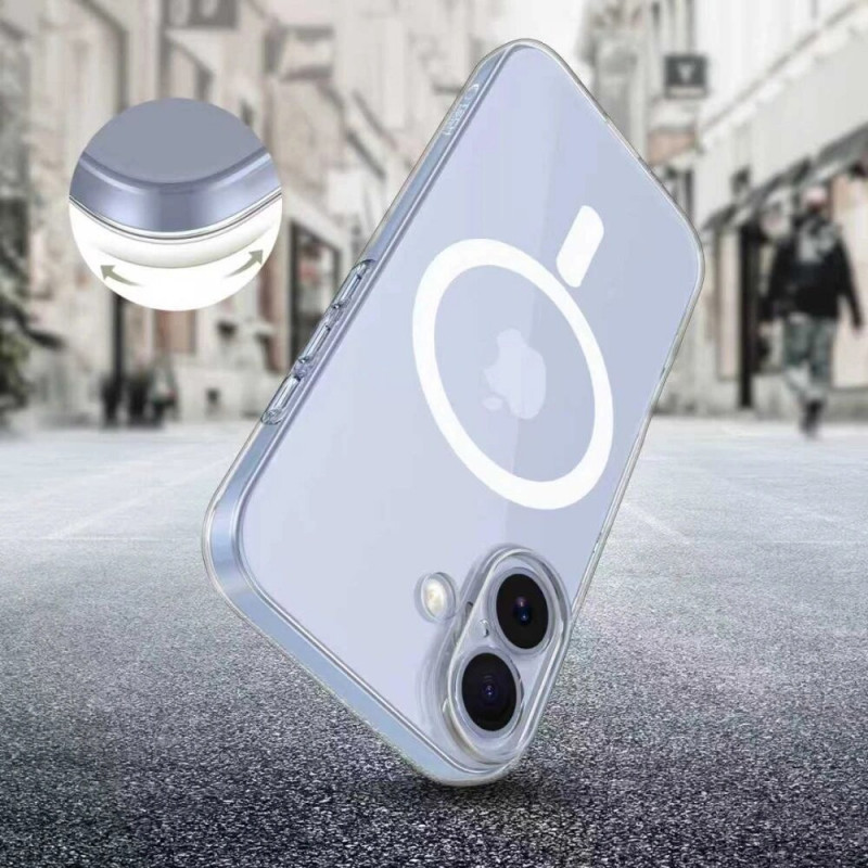 Tech-Protect FlexAir MagSafe -suojakotelo Apple iPhone 17 -puhelimelle, kirkas