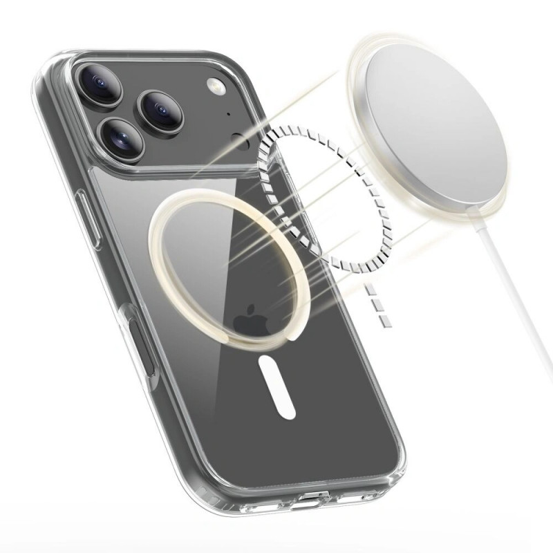 Tech-Protect Flexair Hybrid MagSafe -suojakotelo Apple iPhone 17 Pro -puhelimelle, kirkas