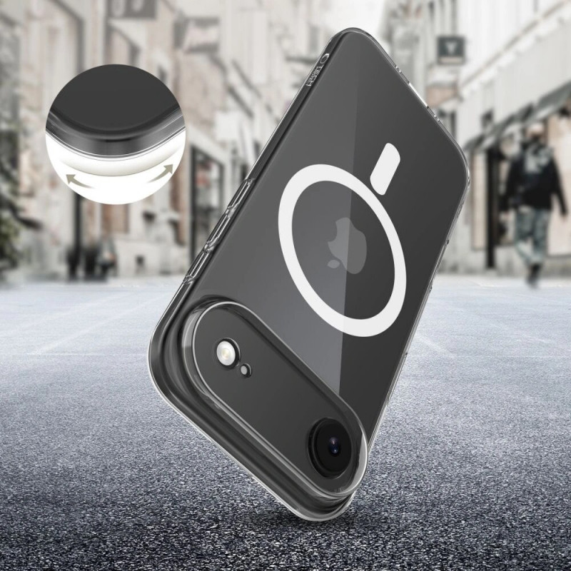 Tech-Protect FlexAir MagSafe -suojakotelo Apple iPhone Air -puhelimelle, kirkas