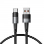 Tech-Protect Ultraboost USB-A / USB-C -kaapeli, 66W, 6A, 50 cm, harmaa